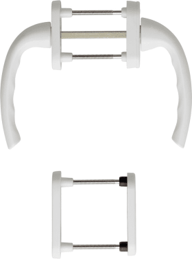 HOPPE Balkontürgarnitur Tokyo 0710RH/66N/U26/0710/66NS/49PNS, Aluminium