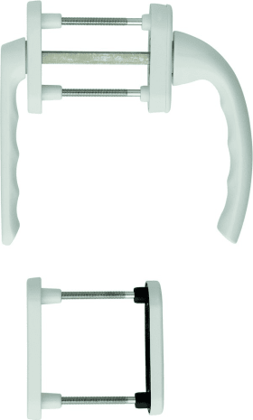 HOPPE Balkontürgarnitur Tokyo 099KH/66N/U26/0710/66NS/49PNS, Aluminium