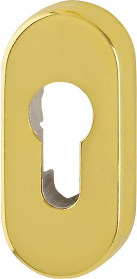 HOPPE Schlüsselrosette E55S,oval o. No.,PZ, 8mm,F77-R