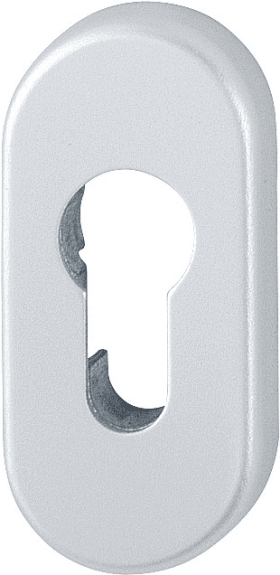 HOPPE Schlüsselrosette 55S,oval o. No.,PZ, 8mm,F1-2