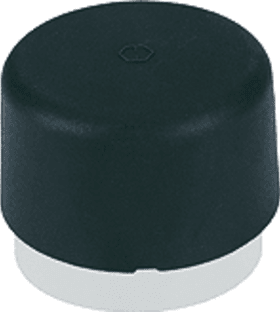 HOPPE Türstopper K486,Bodenmontage,H 40mm,verkehrsweiß,beschichtet