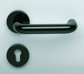 DRÜCKERGRT. U-FORM ZG 80.23/80 M.ROS. PZ GRAU MANHATTEN 67 (EINZELVERPACKUNG)