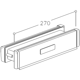 BRIEFEINWURF 3221 SCHA-SSB M. N.F 1 