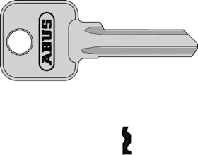 ABUS Schlüsselrohling 85, Messing