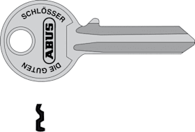 ABUS Schlüsselrohling , Messing