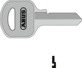 ABUS Schlüsselrohling C73/C83/K82, Messing