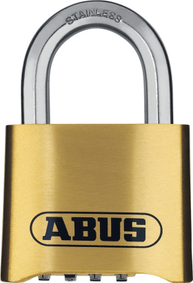 ABUS Zahlen-Vorhangschloss 180 IB, Messing