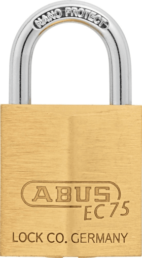 ABUS Vorhangschloss 75, Messing