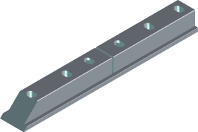 ROTO Drehkipp-Unterlegplatte,  Centro 100,  DIN Links-Rechts,  zum Anschrauben