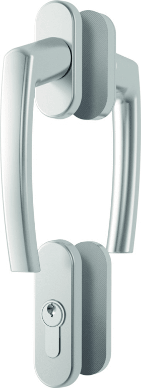 ROTO FTT-Griffgarnitur,  PZ,  RotoLine,  N 9, 7,  ALU titan