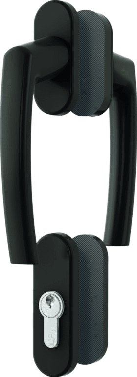 ROTO FTT-Griffgarnitur,  PZ,  RotoLine,  N 9, 7,  ALU graubraun