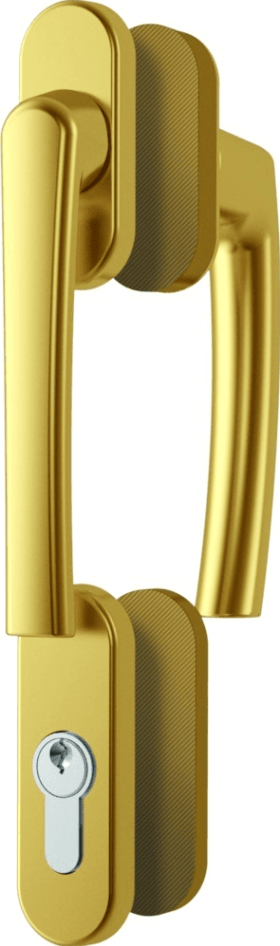 ROTO FTT-Griffgarnitur,  PZ,  RotoLine,  N 9, 7,  ALU messing