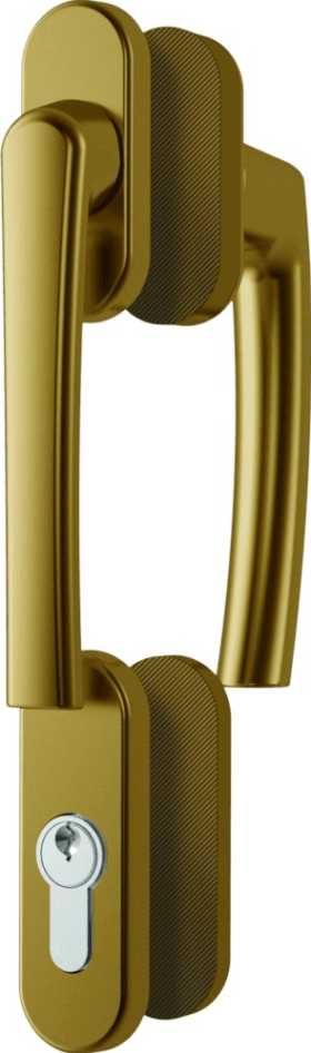 ROTO Griffgarnitur RotoLine, mit Rosetten, mit Schrauben, Aluminium