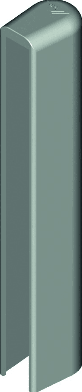 ROTO DK-Abd.kappe,  Eckband K,  NT,  zum Aufstecken,  DIN Links-Rechts,  Kunststoff,  weiß