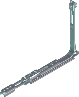 ROTO DK-Eckumlenkung,  unten,  NT,  Stahl verzinkt