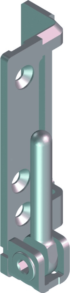 ROTO DK-Ecklager,  A,  DIN Links,  NT,  Stahl,  RotoSil