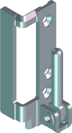 ROTO DK-Ecklager,  A,  DIN Rechts,  NT,  Stahl,  RotoSil