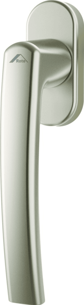 ROTO Fenstergriff RotoLine, R90, mit Nocken, mit Schrauben, Aluminium