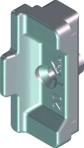 ROTO Drehkipp-Mittelschließer,  NT,  Nr.11,  DIN Links-Rechts,  Zinkdruckguss