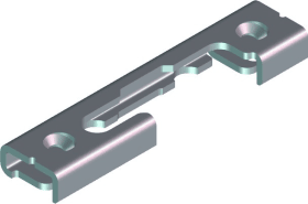 ROTO DK-SICHERHEITSSCHLIESSSTÜCK, NT, DIN RECHTS, STAHL, SILBERFARBIG 280449