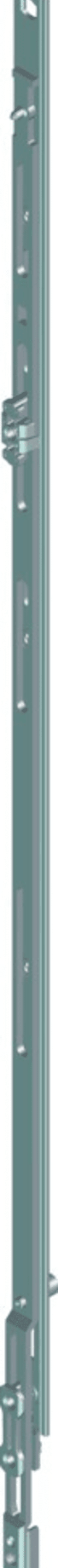 ROTO Drehkipp-Mittelverschl., mehrteilig, Gr.600, DIN Links-Rechts, NTS, Stahl, sw, verzinkt