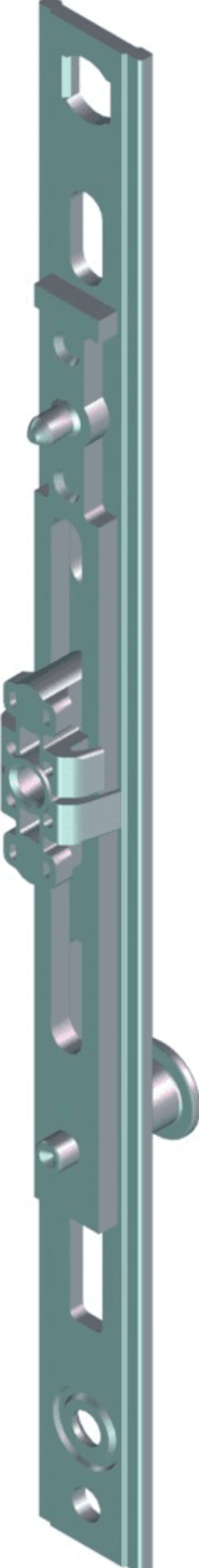 ROTO Sicherheits-Mittelverschluss, zum Anschrauben, Stahl