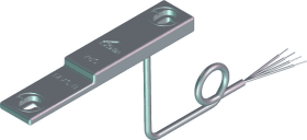 ROTO DK-MVS-Kontaktelement,  48V DC,  IP 67,  VdS B,  Kunststoff lichtgrau