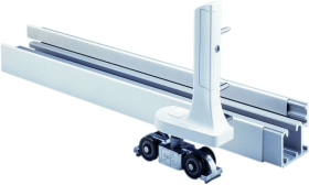 ROTO Faltschiebe-Aufhängung, für Laufwerk, Patio 6080, links-rechts, 80kg, weiß