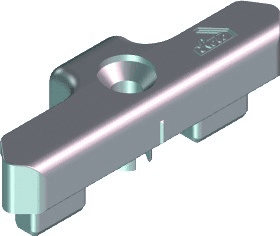 ROTO Schließstück NT Nr.261, K, Zinkdruckguss