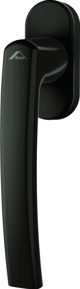 ROTO Fenstergriff RotoLine, R90, mit Nocken, mit Schrauben, Aluminium