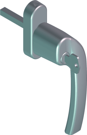 Fenstergriff RotoLine,abschl.,100N·m,7/43,o.Logo,DR,F1