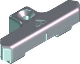 ROTO Schließstück NT Nr.206, K, Zinkdruckguss