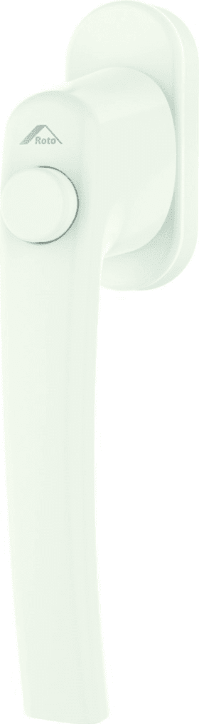 ROTO Fenstergriff RotoLine, Druckknopf, mit Nocken, mit Schrauben, Aluminium