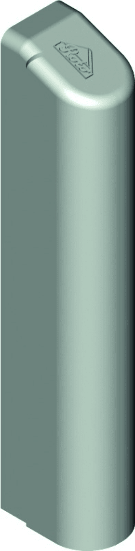 DK-Abd.kappe, Falzeckband E5, NT, zum Aufstecken, DIN Rechts, Kunststoff, bronze