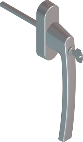 Fenstergriff RotoLine Patio Life,abschl.,40N·m,UG,7/100,m.Logo,M5x100,m-bronze