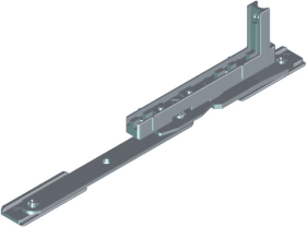 Drehflügel-Mittelband, DIN Rechts, NT, Stahl, verzinkt