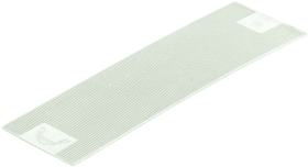 FT-Verglasungsklotz, GL-SV,L 100mm,B 22mm,S 1mm, Kunststoff weiß