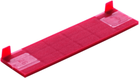 FT-Verglasungsklotz, GL-SV,L 100mm,B 28mm,S 3mm, Kunststoff rot