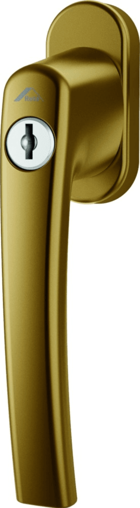 Fenstergriff RotoLine,abschl.,100N·m,7/43,m.Logo,bronze
