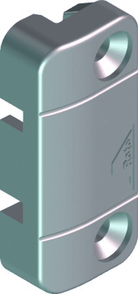 Drehkipp-Mittelschließer, NT Designo II, DIN Links-Rechts, Zinkdruckguss