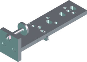 Schiebefenster-Bohrlehre, für Komfort-Bodenschwelle, Patio Life, Stahl