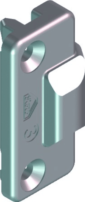 Drehkipp-Mittelschließer, Nr.211, DIN Links-Rechts, Zinkdruckguss, schwarz