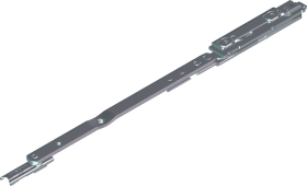 ROTO DK-Axerarm, NT Alu Designo, Klemmleiste 1, Gr.350, DIN Links