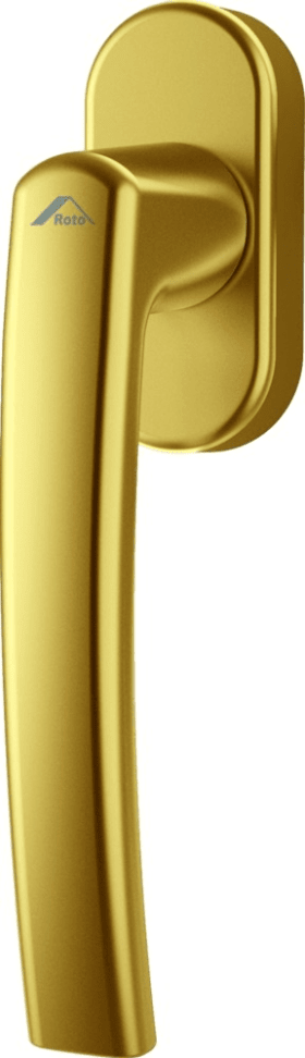 Fenstergriff RotoLine,7/37,Secustik®,o.Logo,M5x50,messing