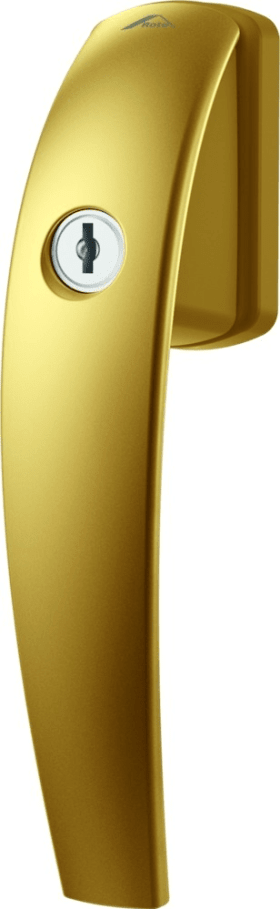 Fenstergriff Roto Swing,abschl.,40N·m,7/37,m.Logo,M5x45,messing