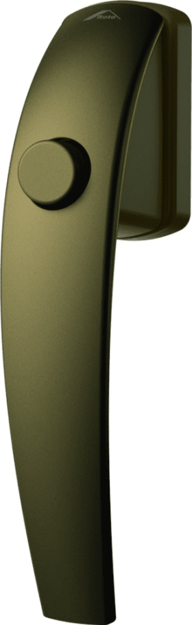 Fenstergriff Roto Swing,Druckkn.,7/37,m.Logo,M5x45,mittelbronze