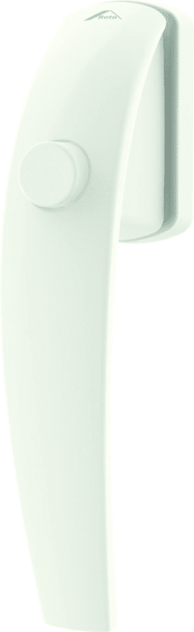 Fenstergriff Roto Swing,Druckkn.,7/37,m.Logo,M5x45 RAL 9016