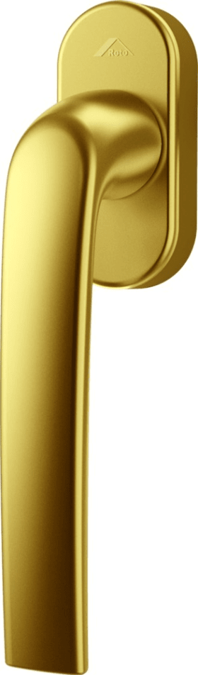 Fenstergriff Roto Samba,7/32,Secustik®,m.Logo,M5x45,messing