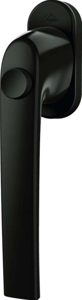 Fenstergriff Roto Samba,Druckkn.,100N·m,7/37,m.Logo,M5x45 RAL 8019