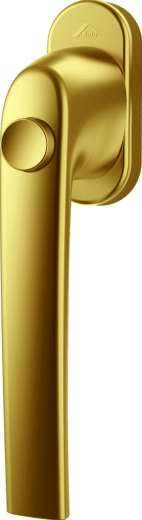 Fenstergriff Roto Samba,Druckkn.,100N·m,7/37,m.Logo,M5x45,messing